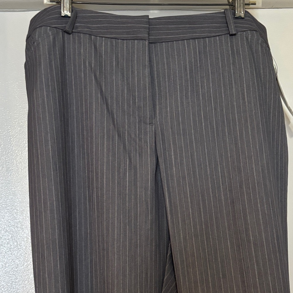 Gray Pinstripe women’s wide leg  Pants